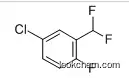 Molecular Structure of 63878-72-8 (5-CHLORO-2-FLUORO-1-(DIFLUOROMETHYL)BENZENE)